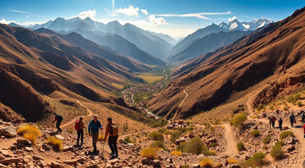 Morocco hiking trails